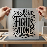 One Fights Alone Aawareness Positive Vibes Collection Kindness Collection Ready to Press DTF Transfer for Dtf