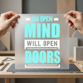 Open Mind Will Doors Aesthetic Ready to Press DTF Transfer for Dtf
