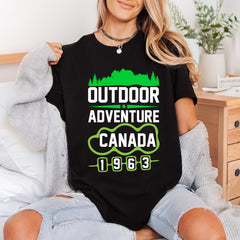 Outdoor Adventure Canada Retro Vintage Retro Ready to Press DTF Transfer for Dtf