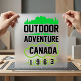 Outdoor Adventure Canada Retro Vintage Retro Ready to Press DTF Transfer for Dtf