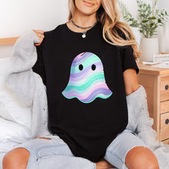 Pastel Swirl Ghost Spooky Halloween Aesthetic Ready to Press DTF Transfer for Dtf