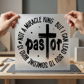 Pastor Not Miracle King Christian Faith Ready to Press DTF Transfer for Dtf