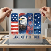 Patriotic Eagle Watercolor Americana 4th Of July Patriotic Ready to Press DTF Transfer for Dtf