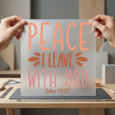 Peace Leave You Faith-based Christian Faith Ready to Press DTF Transfer for Dtf
