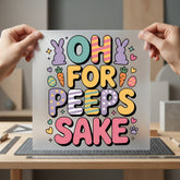 Peeps Sake Easter Diy Easter Spring Ready to Press DTF Transfer for Dtf