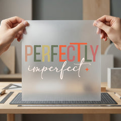 Perfectly Imperfect Retro Style Retro Boho Ready to Press DTF Transfer for Dtf