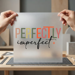 Perfectly Imperfect Retro Style Retro Boho Ready to Press DTF Transfer for Dtf