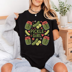Pickle Girl Retro Diy Funny Sarcastic Ready to Press DTF Transfer for Dtf