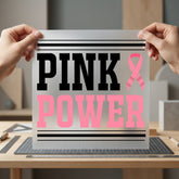 Pink Power Breast Cancer Awareness & Causes Collection Empowerment Collection Ready to Press DTF Transfer for Dtf