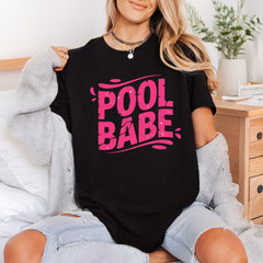 Pool Babe Pink Grunge Summer Vintage Ready to Press DTF Transfer for Dtf