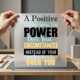 Positive Attitude Quote Motivational Empowerment Collection Good Vibes Collection Ready to Press DTF Transfer for Dtf