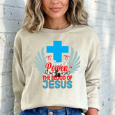 Power In The Blood Of Jesus | Faith & Redemption Sweatshirt - Luckets.com