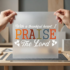 Praise Lord Faith-inspired Diy Christian Faith Ready to Press DTF Transfer for Dtf