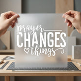Prayer Changes Things Faith-inspired Christian Faith Ready to Press DTF Transfer for Dtf