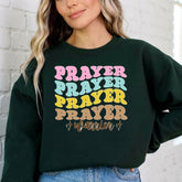Prayer Warrior | Bold Faith & Retro Style Sweatshirt - Luckets.com