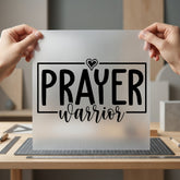 Prayer Warrior Faith-inspired Diy Christian Faith Ready to Press DTF Transfer for Dtf