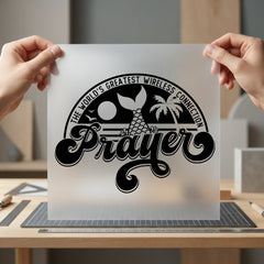 Prayer World Greatest Wireless Faith Prayer Ready to Press DTF Transfer for Dtf