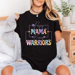 Praying Mama Raising Warriors Faith Prayer Ready to Press DTF Transfer for Dtf