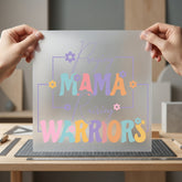 Praying Mama Raising Warriors Faith Prayer Ready to Press DTF Transfer for Dtf