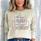 Praying Mama Raising Warriors | Faithful Motherhood Sweatshirt - Luckets.com