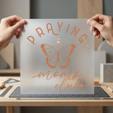 Praying Moms Club Butterfly Mom Boho Ready to Press DTF Transfer for Dtf