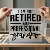 Professional Grandpa Retro Diy Grandpa Funny Ready to Press DTF Transfer for Dtf