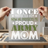 Proud Army Mom Military Patriotic Usa Ready to Press DTF Transfer for Dtf