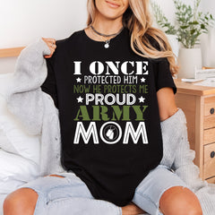 Proud Army Mom Military Patriotic Usa Ready to Press DTF Transfer for Dtf