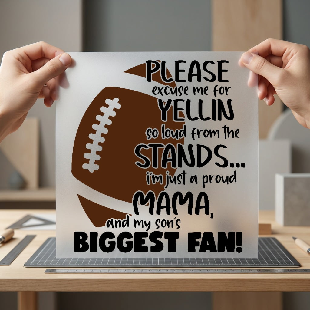 Proud Football Mama Sports Mom Mama Ready to Press DTF Transfer for Dtf