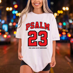 Psalm Faith Bold Red Christian Faith Ready to Press DTF Transfer for Dtf