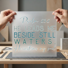 Psalm Scripture Christian Diy Christian Faith Ready to Press DTF Transfer for Dtf