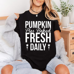 Pumpkin Pies Baked Fresh Thanksgiving Fall Ready to Press DTF Transfer for Dtf