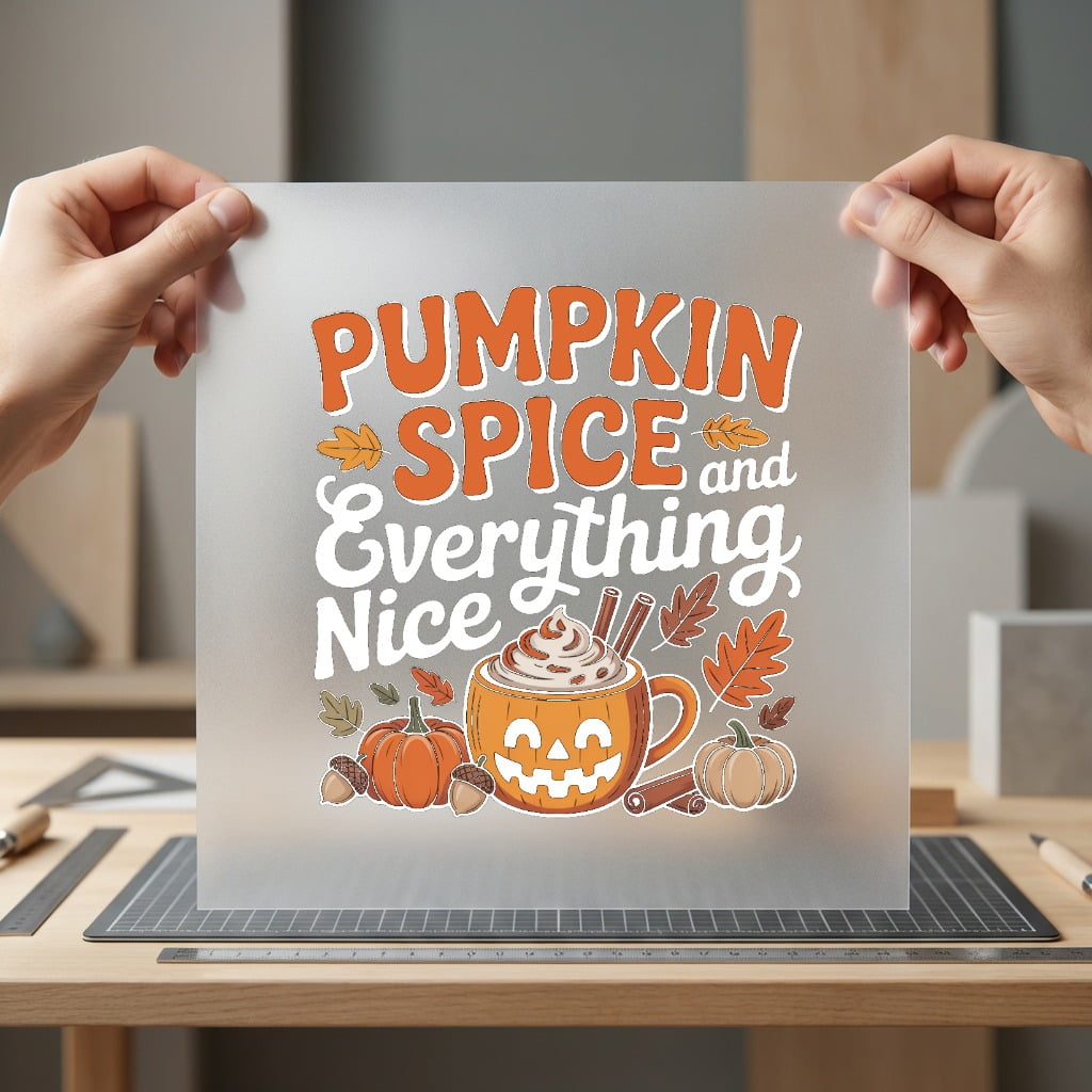Pumpkin Spice Everything Autumn Halloween Thanksgiving Ready to Press DTF Transfer for Dtf