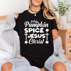 Pumpkin Spice Jesus Christ Christian Faith Ready to Press DTF Transfer for Dtf