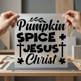 Pumpkin Spice Jesus Christ Christian Faith Ready to Press DTF Transfer for Dtf