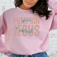 Pumpkin Spice Jesus Christ | Fall Faith & Comfort Sweatshirt - Luckets.com