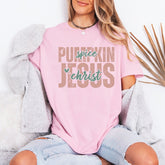 Pumpkin Spice & Jesus Christ | Fall Faith Tee - Luckets.com