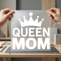 Queen Mom Crown Mother Mom Ready to Press DTF Transfer for Dtf