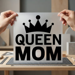 Queen Mom Crown Mother Mom Ready to Press DTF Transfer for Dtf