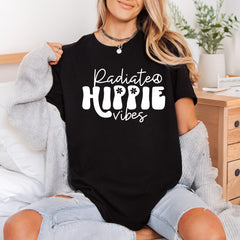 Radiate Hippie Vibes Retro Retro Boho Ready to Press DTF Transfer for Dtf