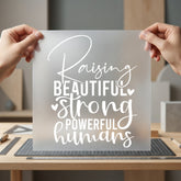 Raising Beautiful Strong Powerful Mom Ready to Press DTF Transfer for Dtf