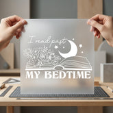 Read Past Bedtime Book Aesthetic Floral Ready to Press DTF Transfer for Dtf