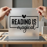 Reading Magical Book Lover Teacher Aesthetic Ready to Press DTF Transfer for Dtf