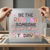 Reason Someone Smiles Motivational Retro Ready to Press DTF Transfer for Dtf