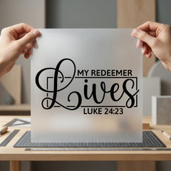 Redeemer Lives Luke Faith-based Christian Faith Ready to Press DTF Transfer for Dtf