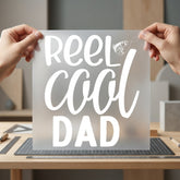 Reel Dad Angler Fishing Dad Fishing Ready to Press DTF Transfer for Dtf