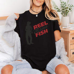 Reel Moms Fish Fishing Mom Funny Ready to Press DTF Transfer for Dtf