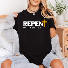 Repent Matthew Faith-based Diy Christian Faith Ready to Press DTF Transfer for Dtf