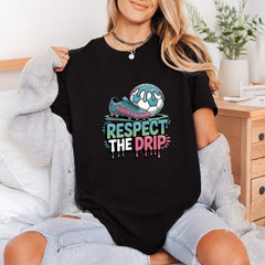 Respect Drip Soccer Vibrant Mom Dad Ready to Press DTF Transfer for Dtf