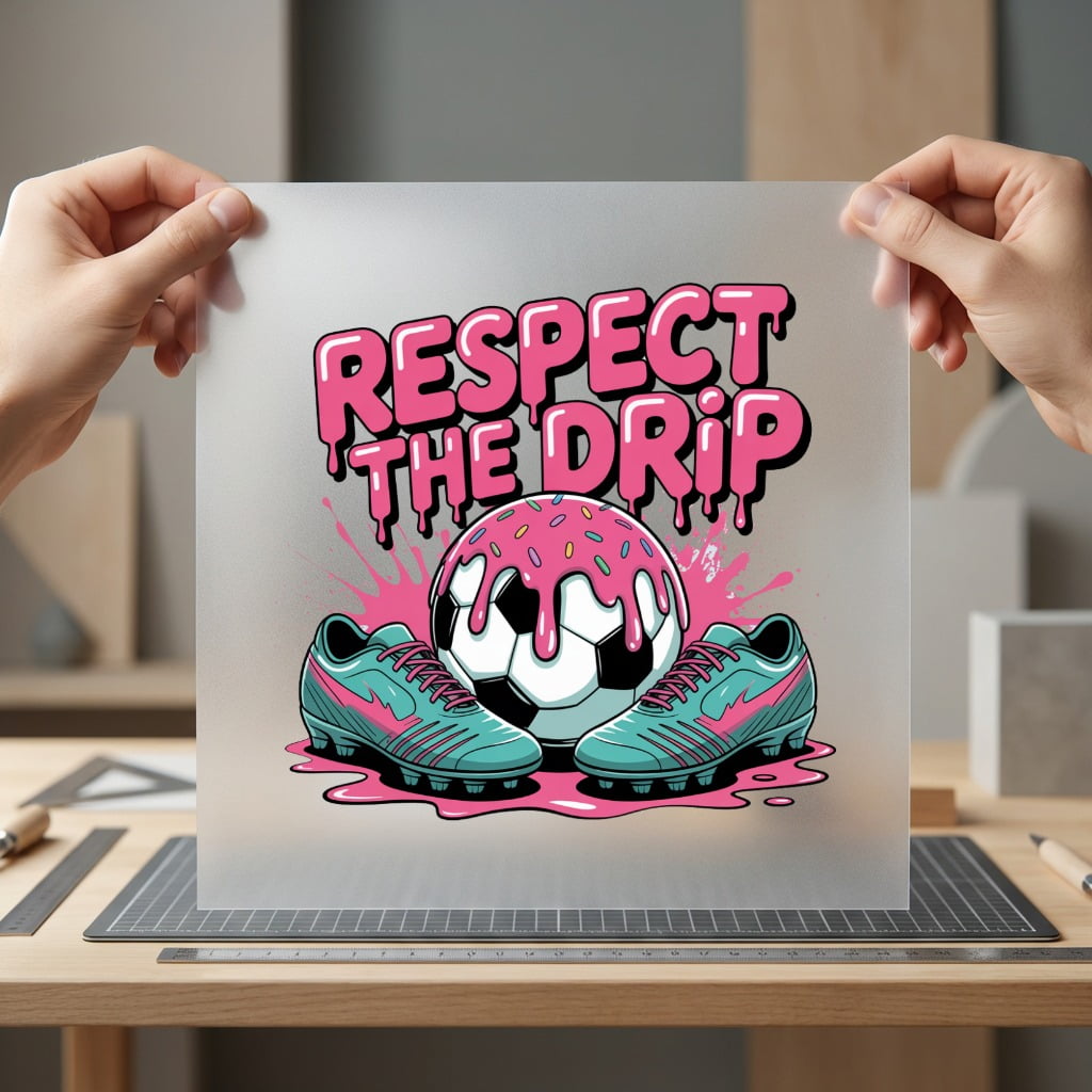Respect Drip Soccer Y2k Funny Sarcastic Ready to Press DTF Transfer for Dtf